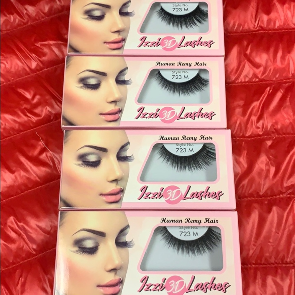 Izzi 3D Remy Human Hair eyelashes 724M-4pack